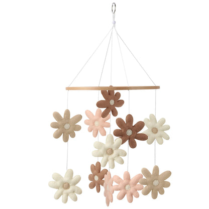 Handmade Daisy Nursery Mobile | Floral Baby Mobile