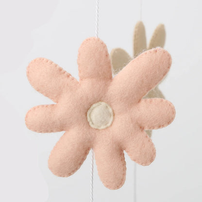 Handmade Daisy Nursery Mobile | Floral Baby Mobile