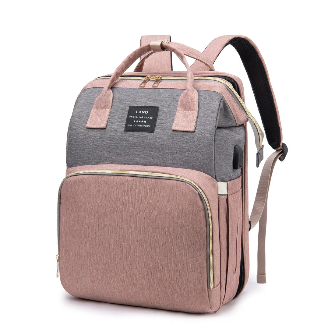 4-in-1 Mommy Backpack & Portable Crib