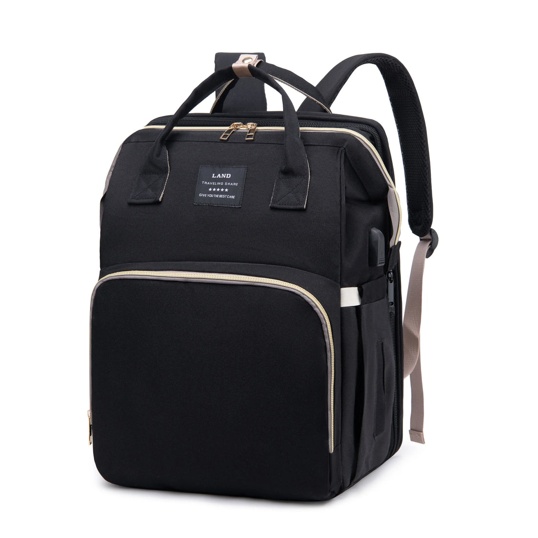 4-in-1 Mommy Backpack & Portable Crib