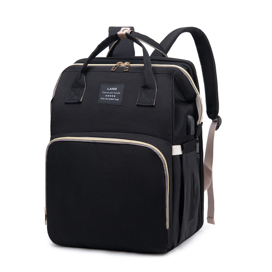 4-in-1 Mommy Backpack & Portable Crib
