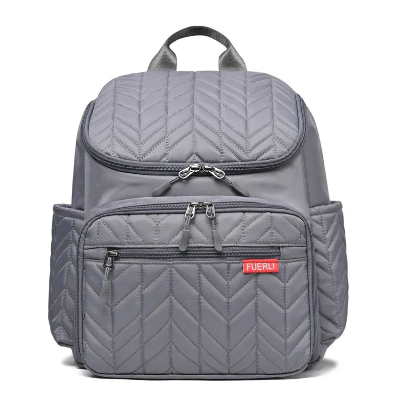 Premium Lightweight Quilted Baby Backpack Diaper Bag