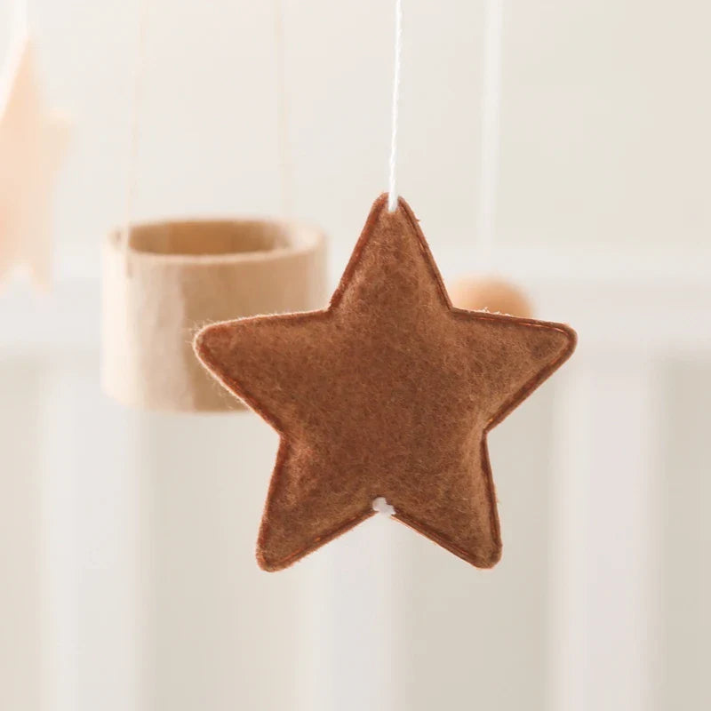 Skyward Dreams Hot Air Balloon Mobile - Tan