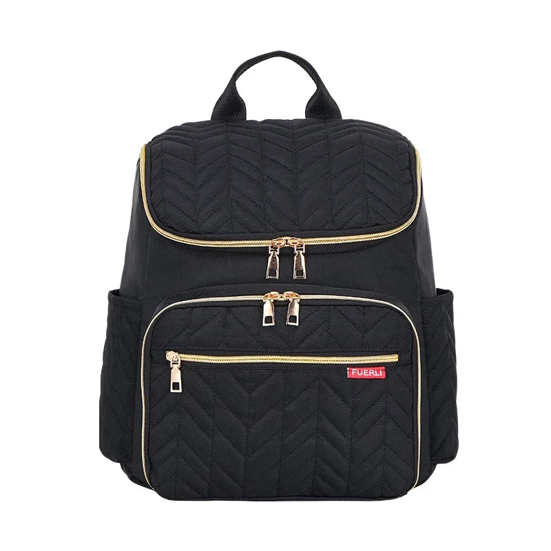 Premium Lightweight Quilted Baby Backpack Diaper Bag