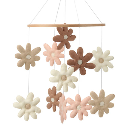 Handmade Daisy Nursery Mobile | Floral Baby Mobile