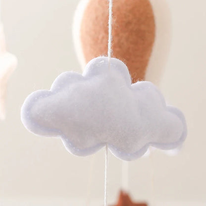 Skyward Dreams Hot Air Balloon Mobile - Tan