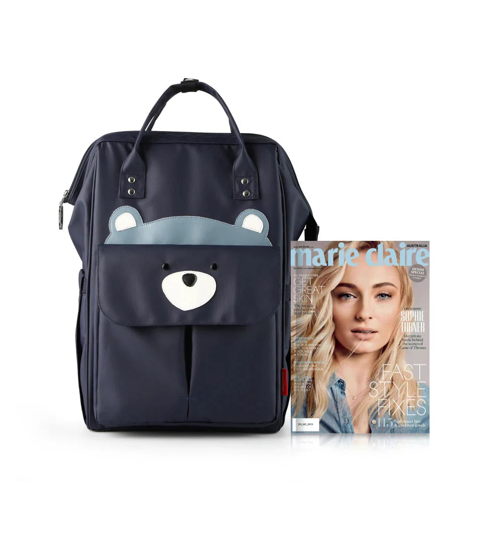 Fun Cartoon Designed Diaper Backpack - Large Capacity and Waterproof