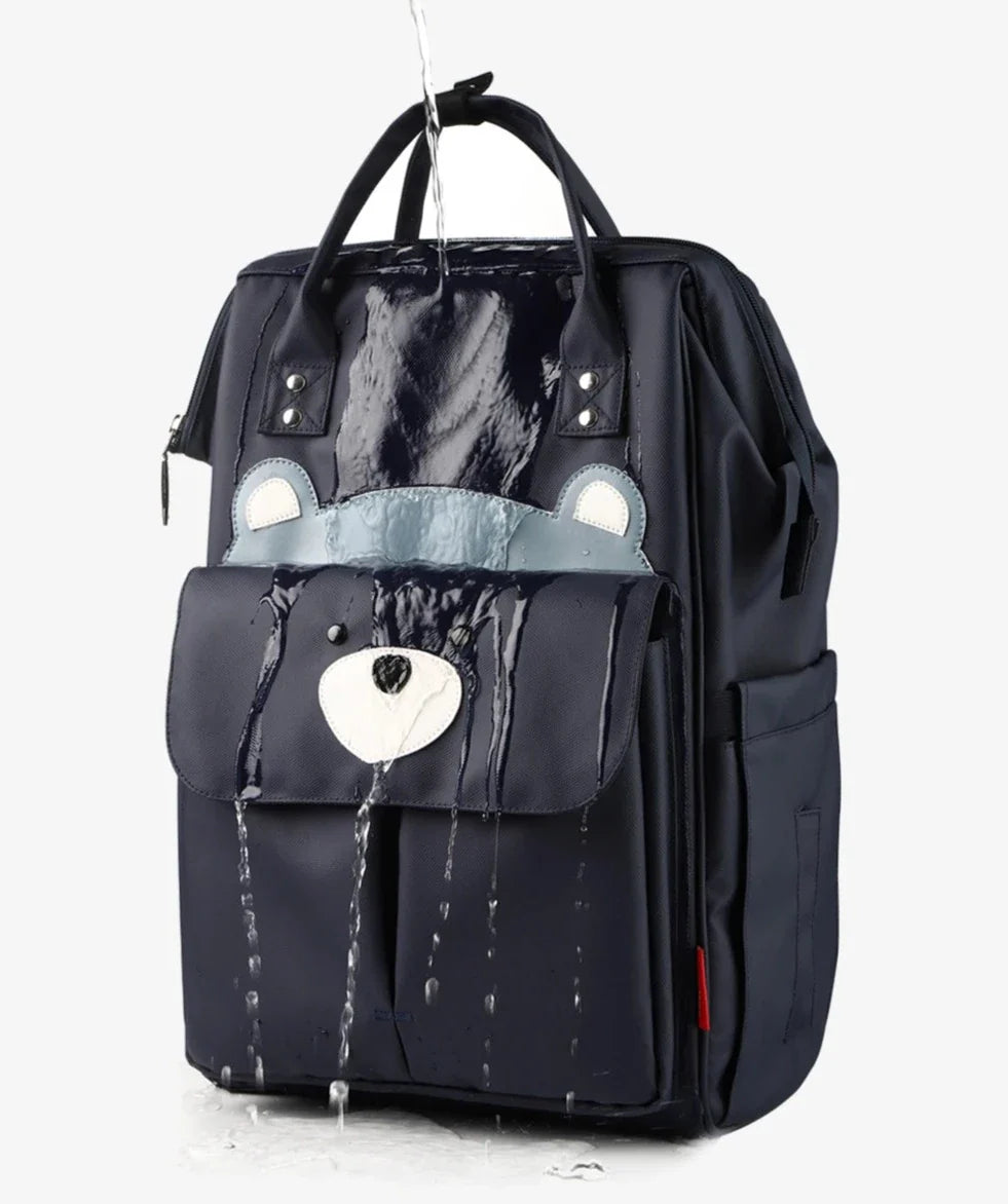 Fun Cartoon Designed Diaper Backpack - Large Capacity and Waterproof