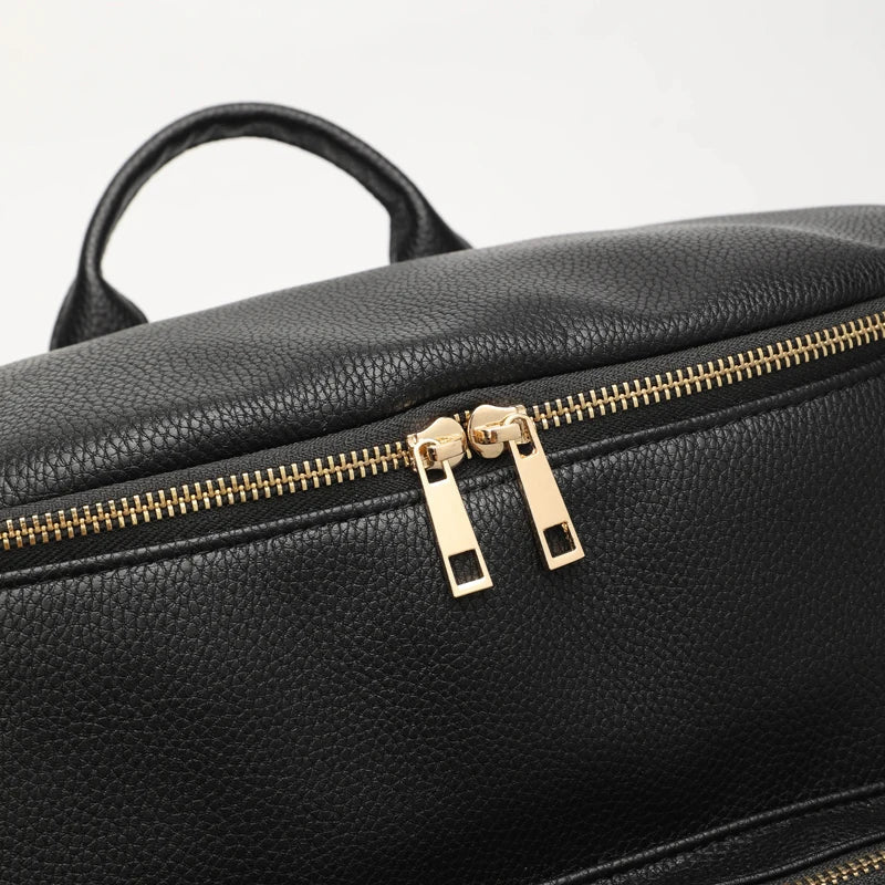 Luxury Vegan Leather Diaper Bag - Multifunctional and Stylish
