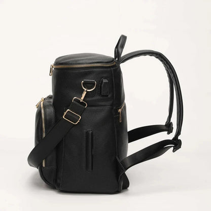 Luxury Vegan Leather Diaper Bag - Multifunctional and Stylish
