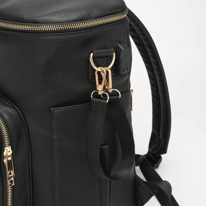 Luxury Vegan Leather Diaper Bag - Multifunctional and Stylish