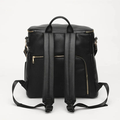 Luxury Vegan Leather Diaper Bag - Multifunctional and Stylish