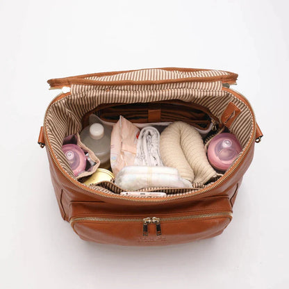 Luxury Vegan Leather Diaper Bag - Multifunctional and Stylish