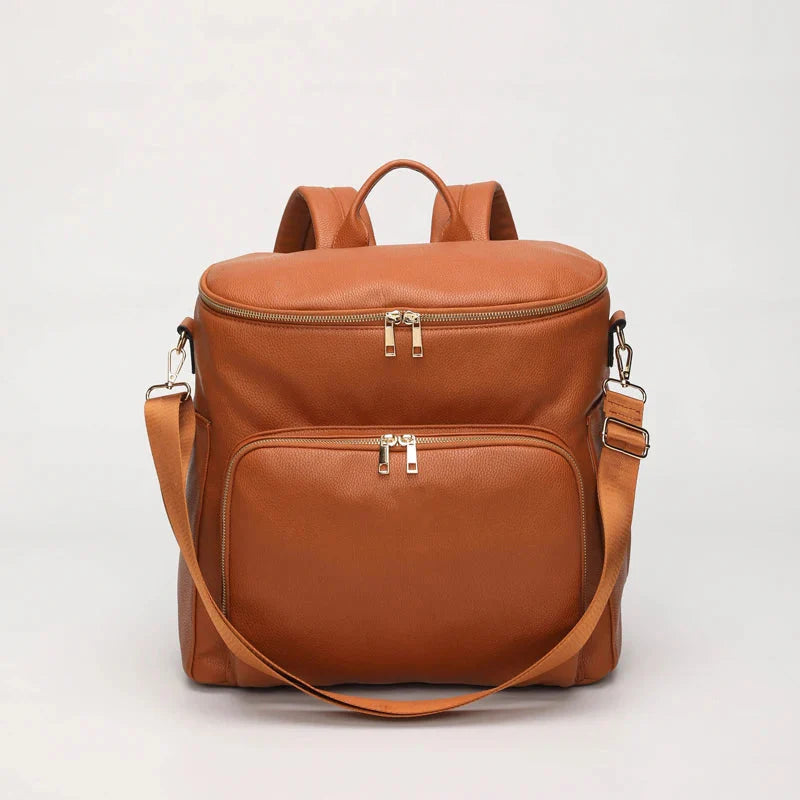 Luxury Vegan Leather Diaper Bag - Multifunctional and Stylish