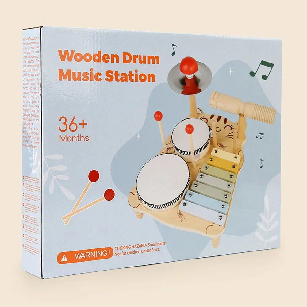 My First Drum, Xylophone, and Percussion Set