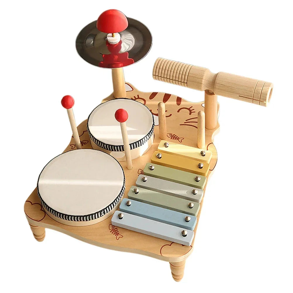 My First Drum, Xylophone, and Percussion Set