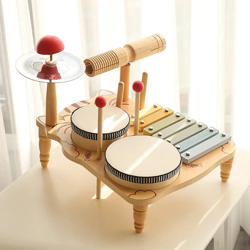 My First Drum, Xylophone, and Percussion Set