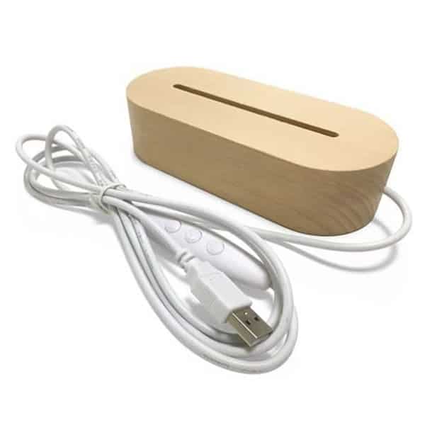 Personalised Acrylic LED Night Light - Noah&
