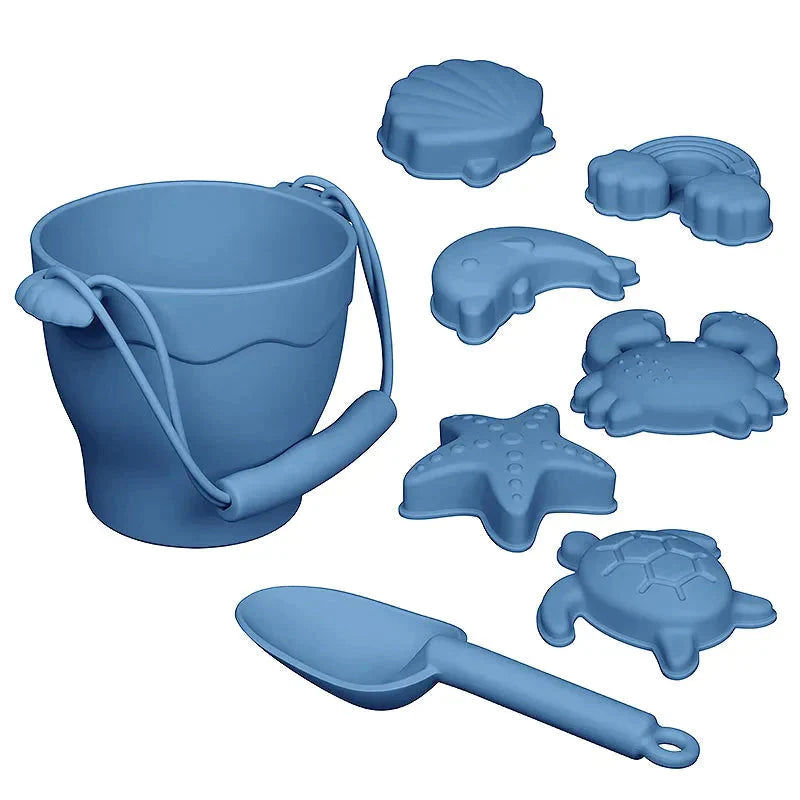 Silicone Beach Buckets - Multiple Colours