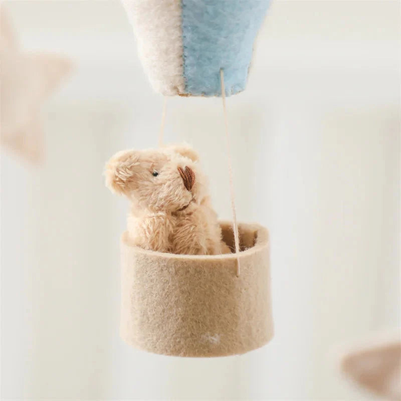 Skyward Dreams Hot Air Balloon Mobile - Blue