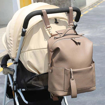 Vegan Leather Nappy Backpack: Style Meets Sustainability