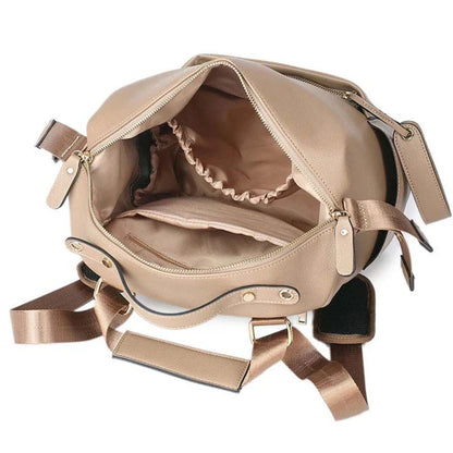Vegan Leather Nappy Backpack: Style Meets Sustainability