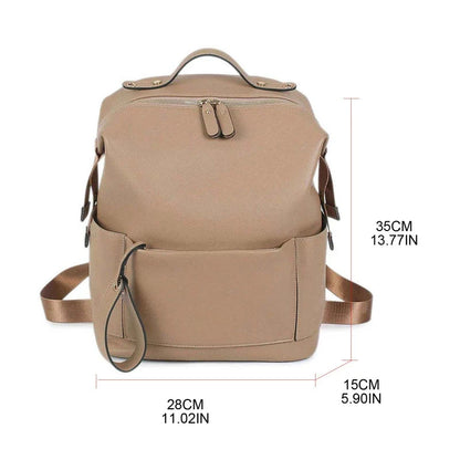 Vegan Leather Nappy Backpack: Style Meets Sustainability