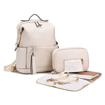 Vegan Leather Nappy Backpack: Style Meets Sustainability