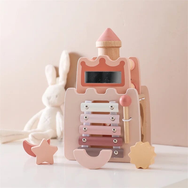 Wooden Princess Castle Busy Cube