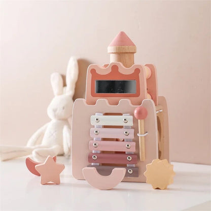 Wooden Princess Castle Busy Cube