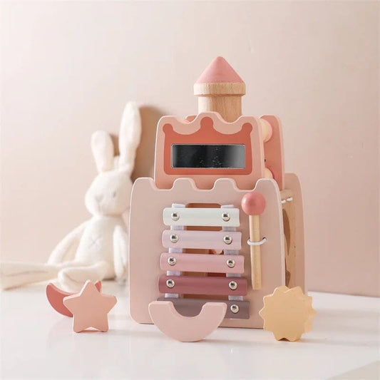 Wooden Princess Castle Busy Cube