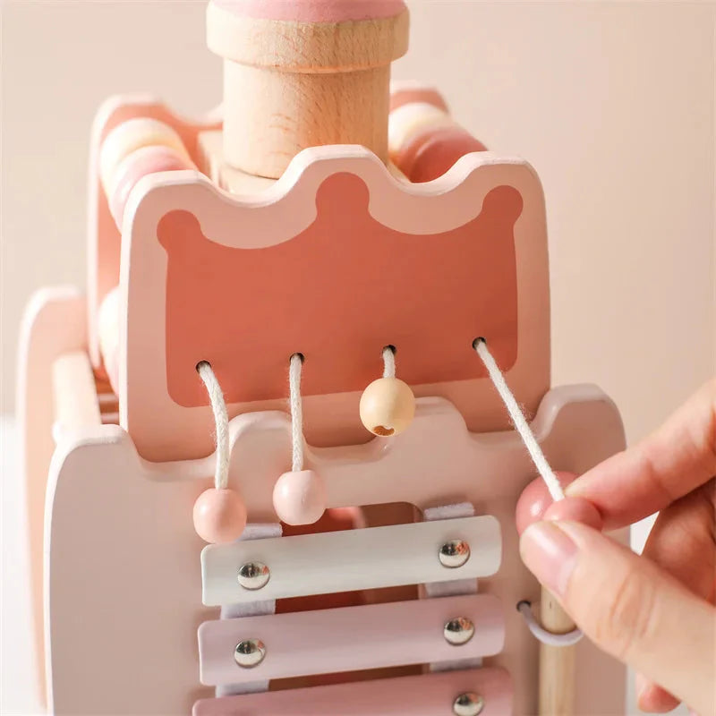 Wooden Princess Castle Busy Cube