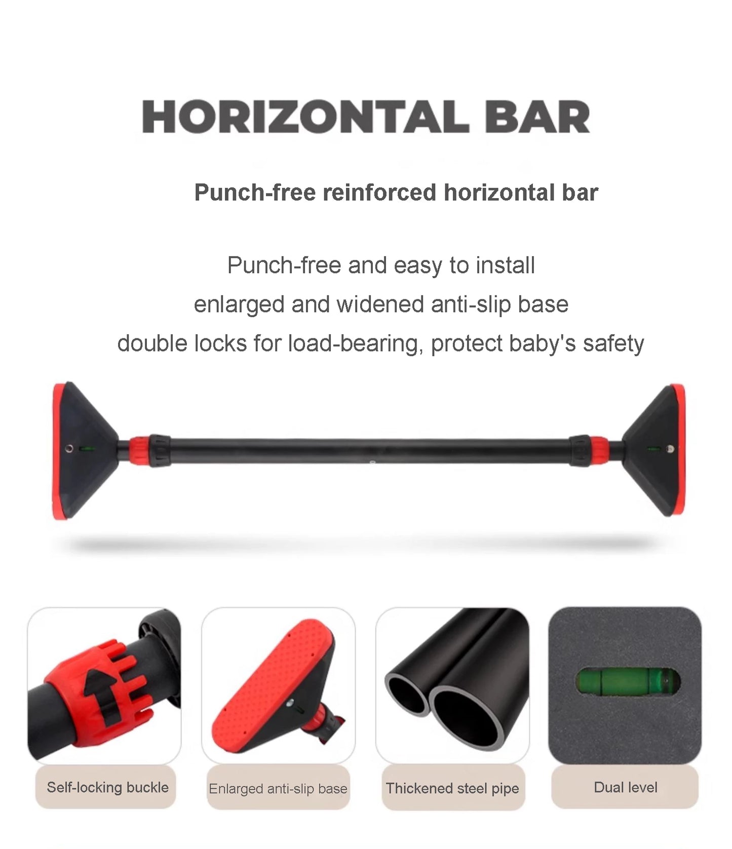 Indoor And Outdoor Children's Swing With Safety Belt And Seat Cushion